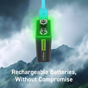 Voyager 9V USB-C Rechargeable Batteries
