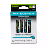 Voyager AAA USB-C Rechargeable Batteries