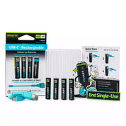 Voyager AAA USB-C Rechargeable Batteries