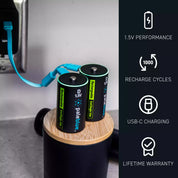 Voyager D USB-C Rechargeable Batteries