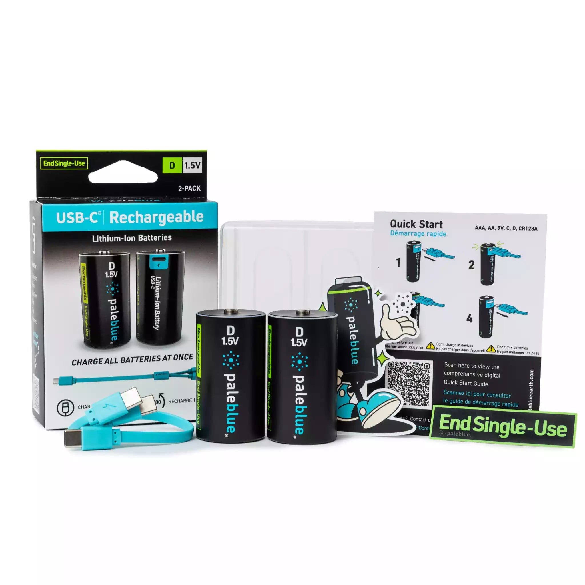 Voyager D USB-C Rechargeable Batteries